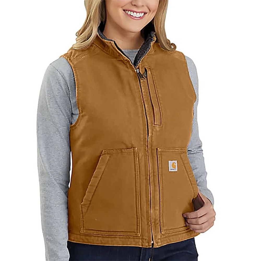 NWT Carhartt Duck Mock Neck Vest
